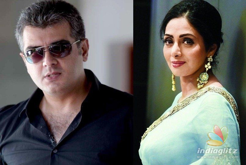 Ajith is fulfilling old promise to Sridevi