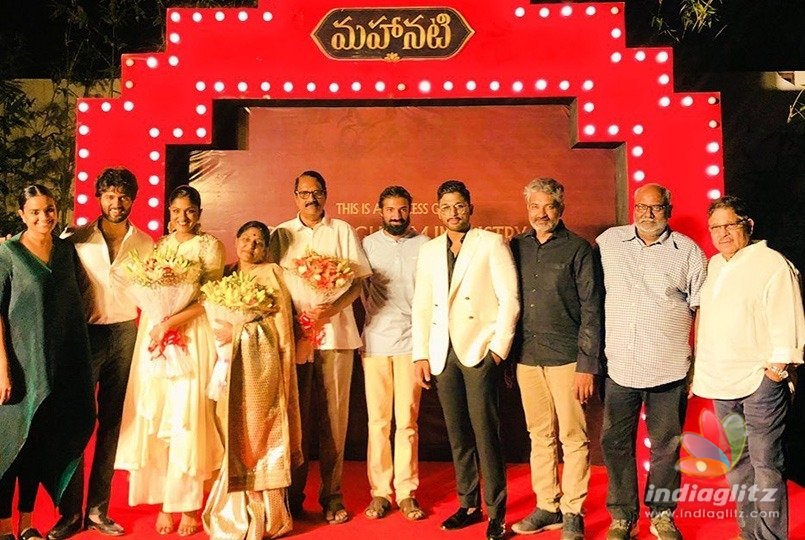 Allu Arjun, dad host dinner for Mahanati makers