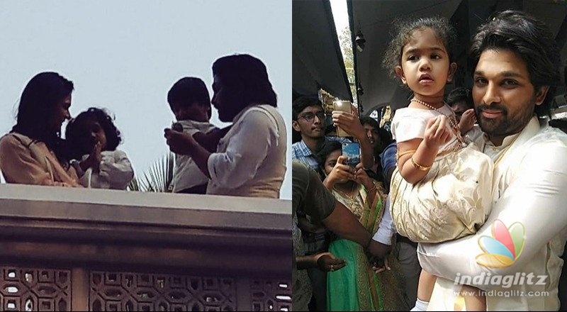 Ayaan shies away, cute sis Arha waves gently