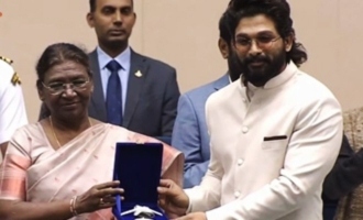 Allu Arjun receives National Award amidst thunderous applause