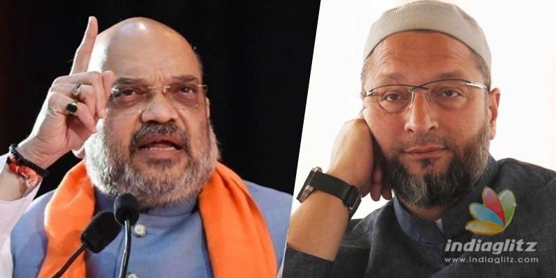 Amit Shah challenges Owaisi on illegal immigrants