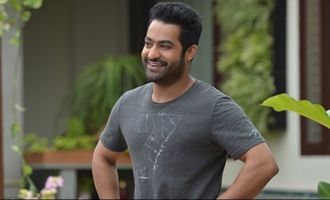 NTR's typical dance moves in romantic song
