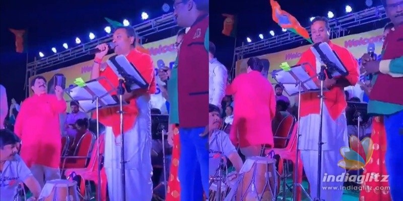 BJP candidate sings blockbuster Telugu song for voters