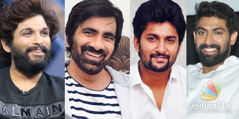 Allu Arjun, Ravi Teja, Nani wish birthday boy Rana Daggubati