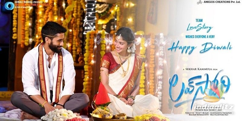 'Love Story': Naga Chaitanya, Sai Pallavi look dazzling in Diwali