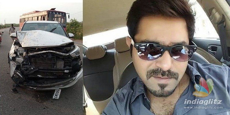 Jabardasth Chanti hurt in road accident