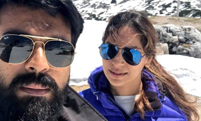 Charan & wife trek for 7 hours!