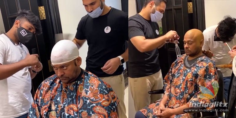 Chiranjeevi unveils making video of his bald look!