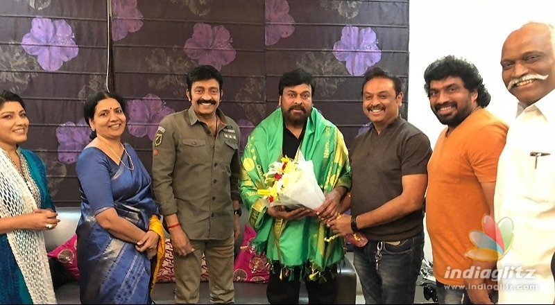 Nareshs panel gets Chiranjeevis blessings