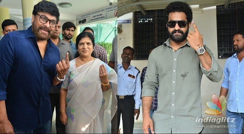 Chiranjeevi, Mahesh, NTR, Bunny & others cast their vote