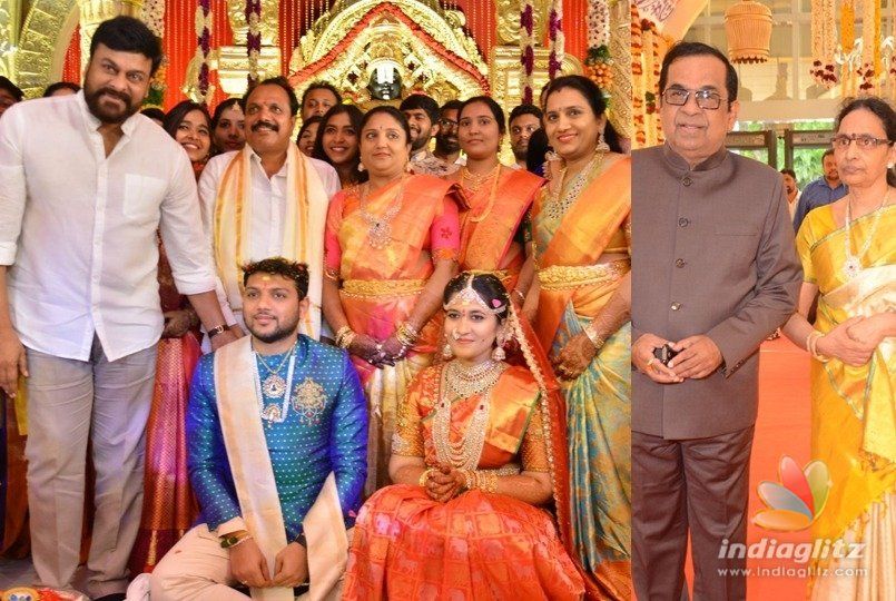 Chiru, Rajamouli & others attend wedding in Bandla Ganeshs family
