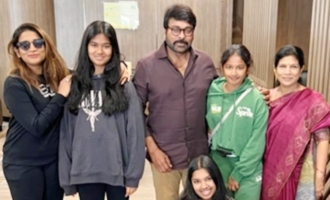 Chiranjeevi jets off to Europe with family, Shruti Haasan