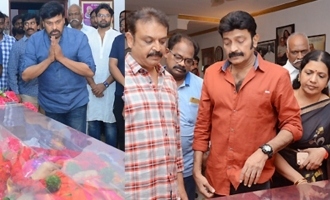 Chiranjeevi, Rajasekhar, Jeevitha Pay Last Respects To Vijaya Nirmala