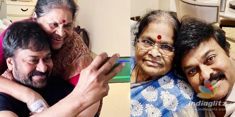 Chiranjeevi wishes his mother with a collage of special moments