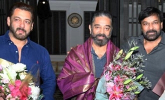 Chiranjeevi felicitates Kamal Haasan in Salman's presence
