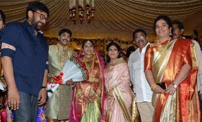 Celebs @ C Kalyan Son Wedding