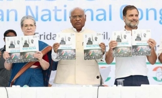 Congress Manifesto: 'పాంచ్‌న్యాయ్' పేరుతో కాంగ్రెస్ మేనిఫెస్టో విడుదల.. ప్రజలపై వరాల జల్లు..
