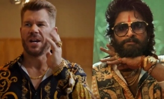 David Warner unleashes Pushpa Raj fire in him in a new commercial