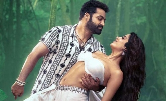 'Devara' Heats Up with NTR, Janhvi's romantic Second Single Poster