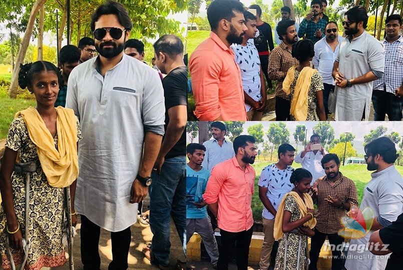 Sai Dharam Tej asks Mega fans to pray for cancer patient