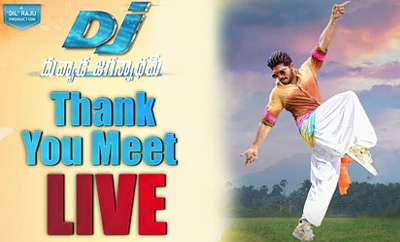 'Duvvada Jagannadham' Thank You Meet LIVE