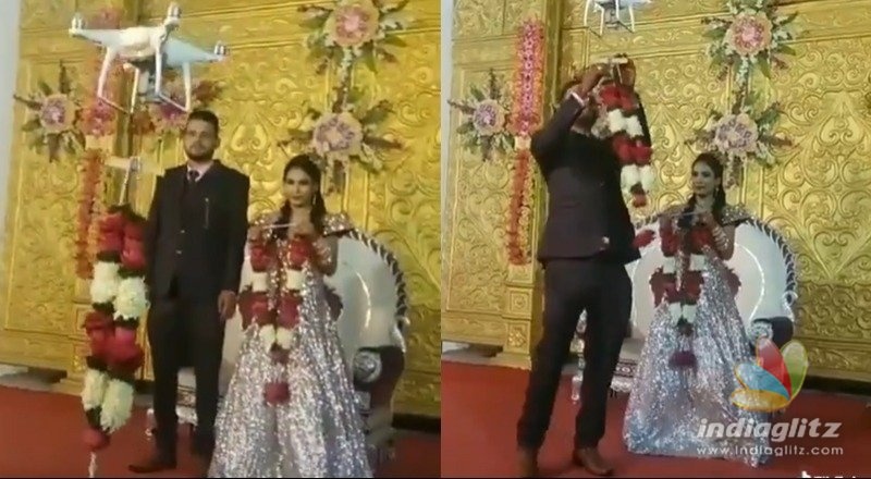 Viral Video: Drone at Indian wedding causes laughter