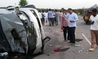 Harikrishna's accident shocking photos