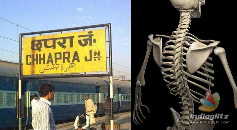 Human skeleton smuggling busted in railways station