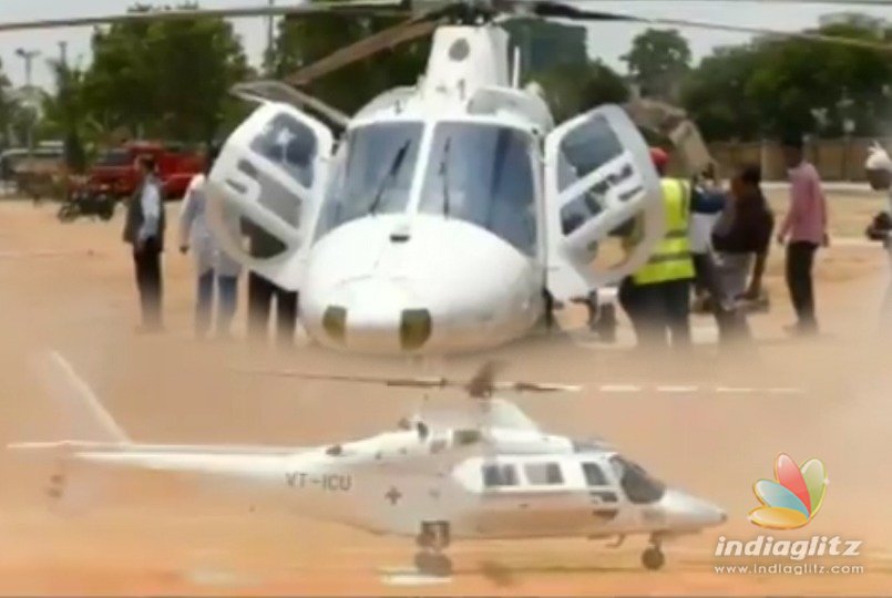 Hyderabad gets Indias 1st helicopter ambulance!