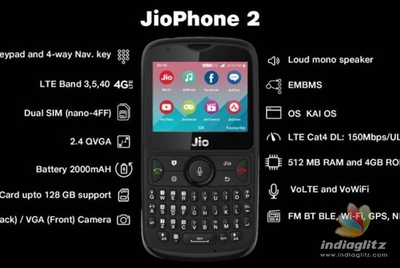 JioPhone 2 unveiled, details here
