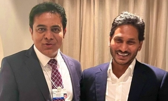 Netizens make curious comments on KTR Jagan pic