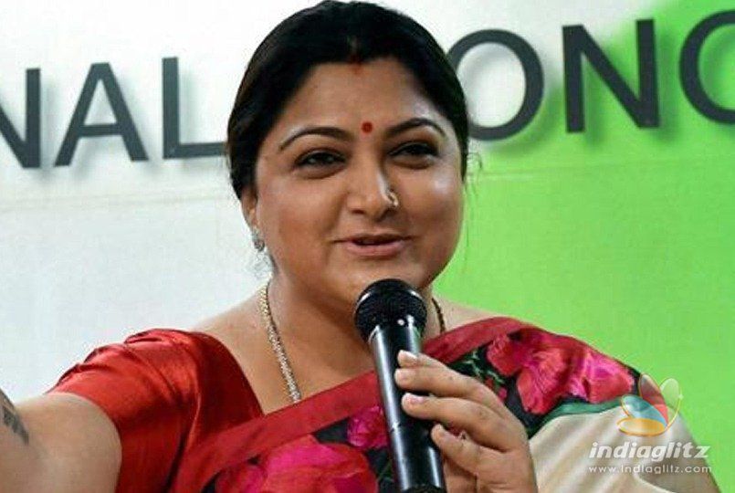 Khushbu uses Mahesh Babus line to blast KCR