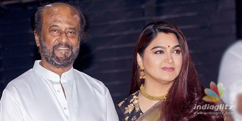 Khushbu Sundar requests Rajinikanth to do only what his health permits