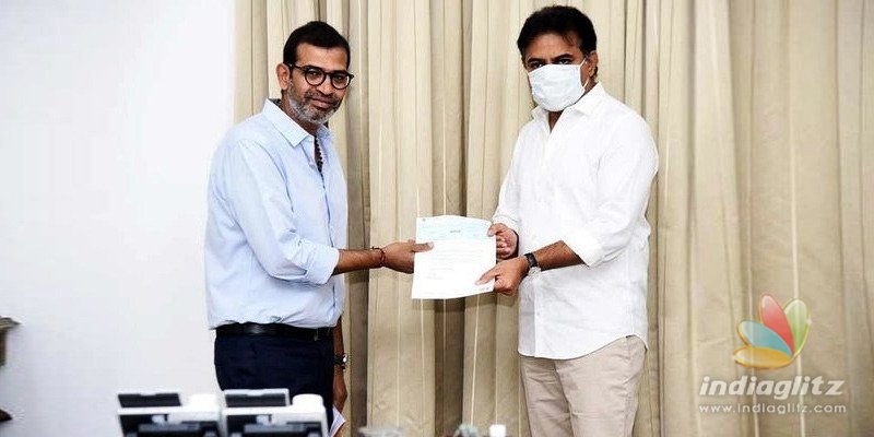 Nagarjunas films producer donates Rs 1 Cr