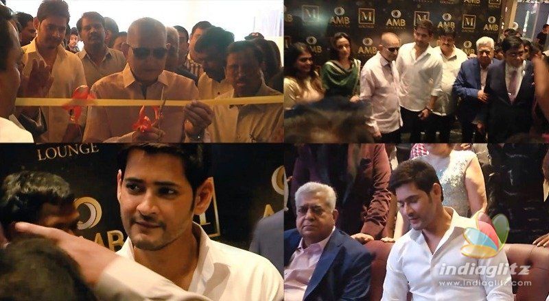 AMB Cinemas walls adorn Mahesh Babu stills