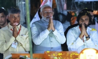 Pawan Kalyan Lauds PM Modi as NDA Roadshow Electrifies Vijayawada