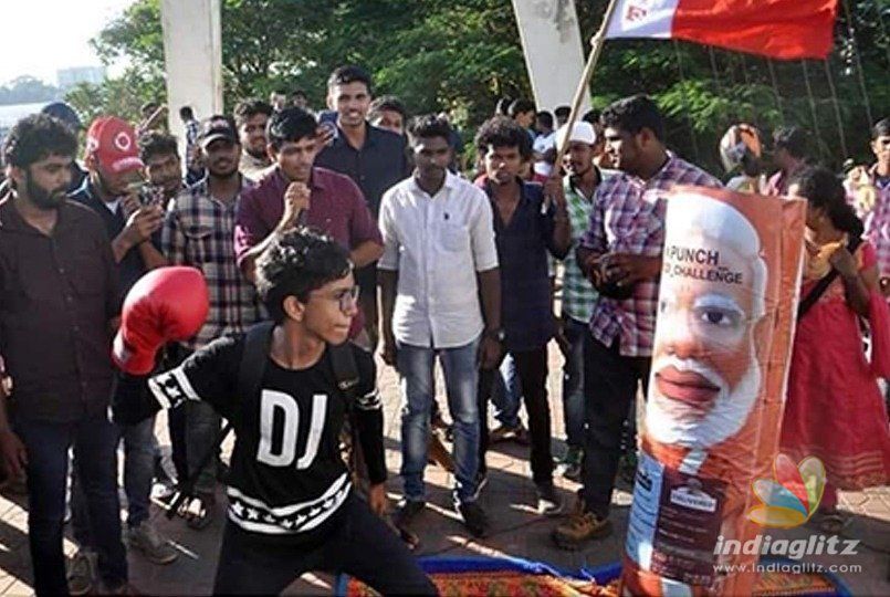 Students unions Challenge: Only punches, no hugs for Modi