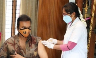 Mohan Babu receives first shot of Covid-19 vaccine