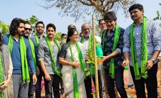 Nagarjuna lays foundation stone for adopted 1,080 acres project