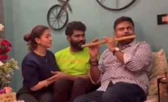 Throwback Video: Vignesh Sivan Flute Surprise to Nayanthara
