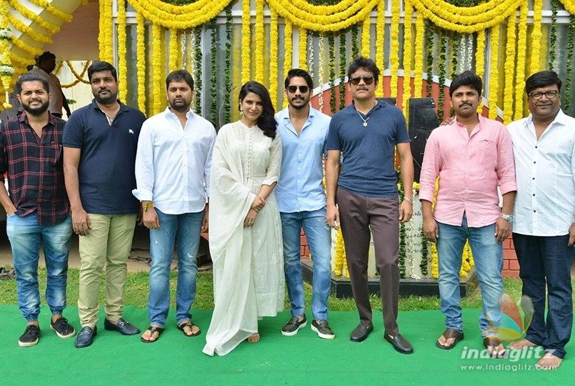Chaitanya-Samantha movie launched in style