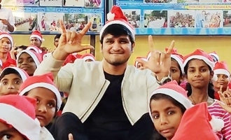 Nikhil celebrates with differently abled children
