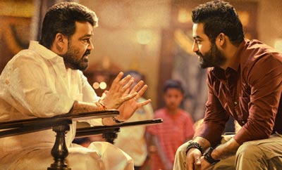 NTR & Mohanlal in discussion