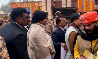 Power Star Pawan Kalyan heads to Ayodhya Ram Mandir pran pratishta
