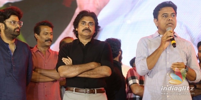 Pawan Kalyan, KTR speak their mind at pre-release event