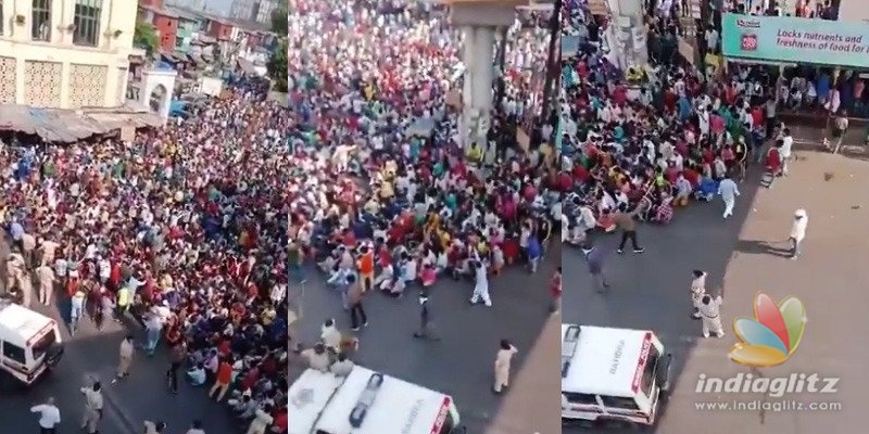 3000 migrants gather at Mumbais Bandra station, police lathi-charge