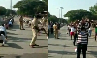 Police force morning-walkers to do Yoga as punishment