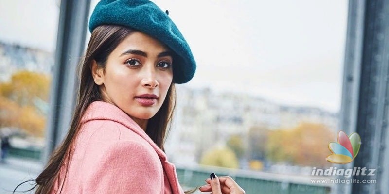 Pooja Hegde tries the difficult dolphin pose and how!