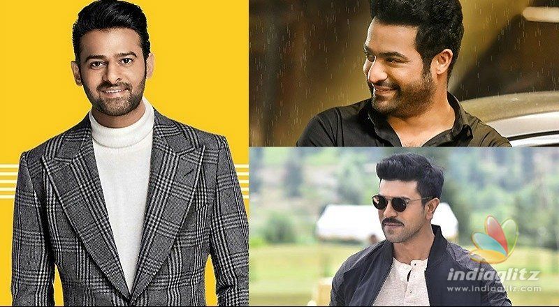 Pic Talk: Prabhas, NTR, Charan & two other stars pose together