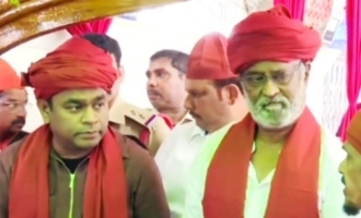 Rajinikanth visits Kadapa Dargah with AR Rahman after Tirupathi Temple